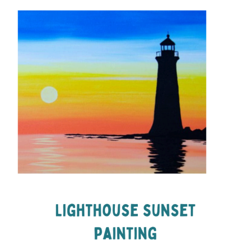 lighthouse sunset