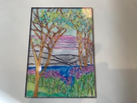 Colorful Faux Stained Glass